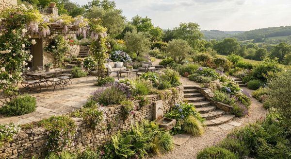 7 terrasses en pierre idéales pour embellir votre jardin