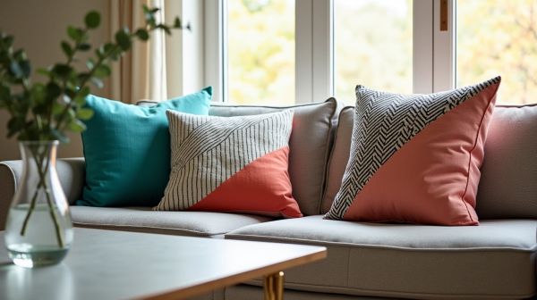 Dynamisez votre intérieur avec des coussins décoratifs originaux